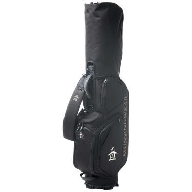 マンシングウェア Munsingwear　メンズ ファブリック キャディバッグ MG5SCB02M BK ブラック　2025年モデル 詳細3