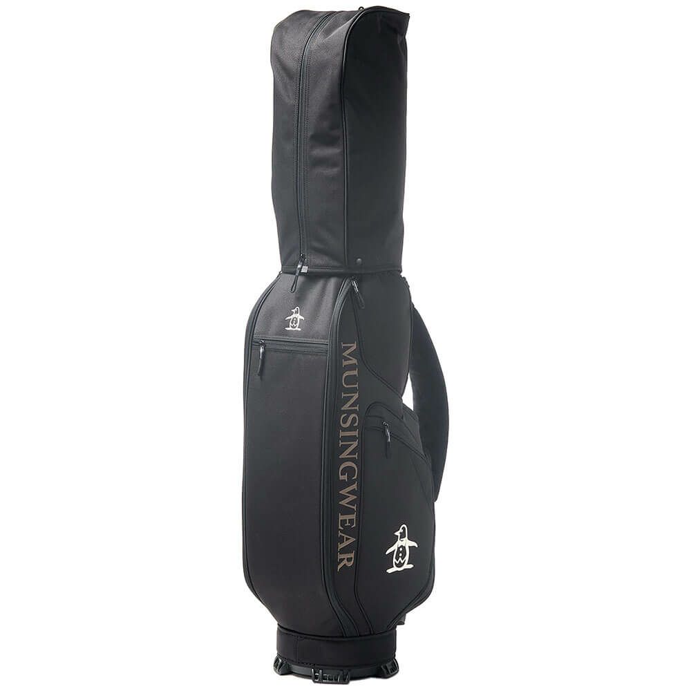 マンシングウェア Munsingwear　メンズ ファブリック キャディバッグ MG5SCB02M BK ブラック　2025年モデル 詳細4