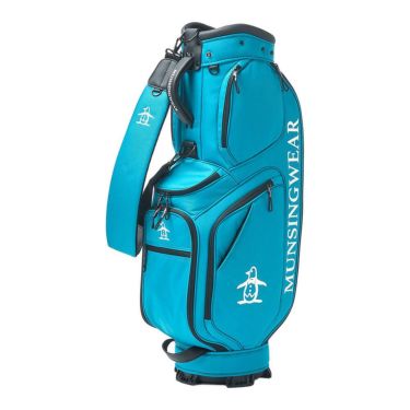 マンシングウェア Munsingwear　メンズ ファブリック キャディバッグ MG5SCB02M BL ブルー　2025年モデル 詳細1