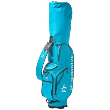 マンシングウェア Munsingwear　メンズ ファブリック キャディバッグ MG5SCB02M BL ブルー　2025年モデル 詳細3