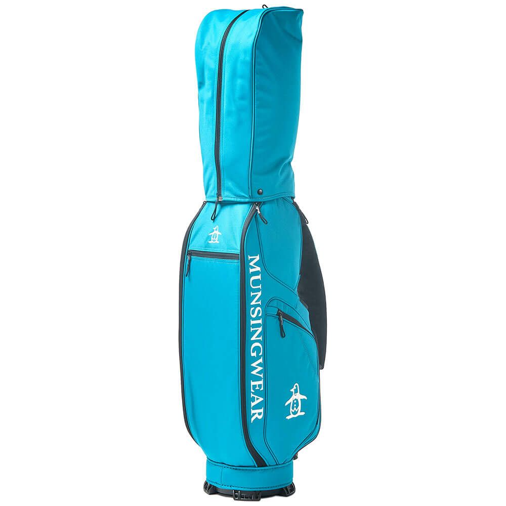 マンシングウェア Munsingwear　メンズ ファブリック キャディバッグ MG5SCB02M BL ブルー　2025年モデル 詳細4