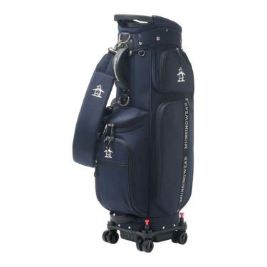 マンシングウェア Munsingwear　メンズ キャスター付き キャディバッグ MG5SCB03M NV ネイビー　2025年モデル 詳細1