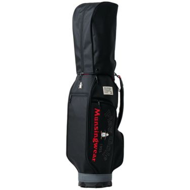 マンシングウェア Munsingwear　メンズ バイカラーリング キャディバッグ MG5SCB04M BK ブラック　2025年モデル 詳細4