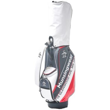 マンシングウェア Munsingwear　メンズ キャディバッグ MG5SCB05M NR ネイビー×レッド　2025年モデル 詳細3