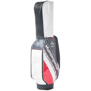 マンシングウェア Munsingwear　メンズ キャディバッグ MG5SCB05M NR ネイビー×レッド　2025年モデル 詳細4