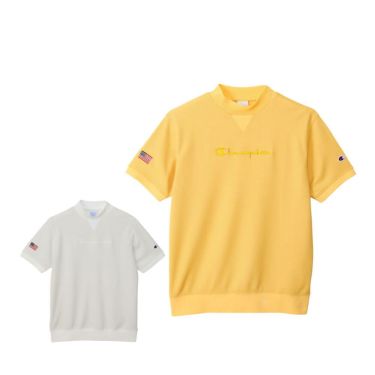 チャンピオンゴルフ ChampionGOLF　メンズ 半袖 モックネックシャツ C3-BG301　2025年モデル 詳細1
