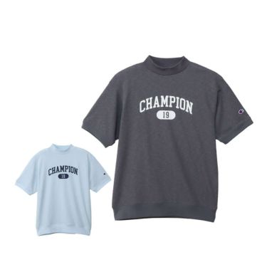 チャンピオンゴルフ ChampionGOLF　メンズ 半袖 モックネックシャツ C3-BG304　2025年モデル 詳細1