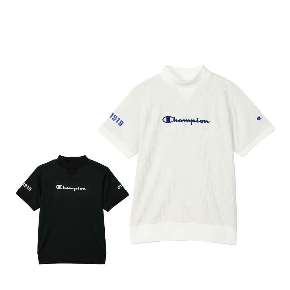 チャンピオンゴルフ ChampionGOLF　レディース 半袖 モックネックシャツ CW-BG301　2025年モデル
