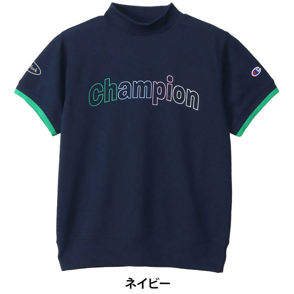 チャンピオンゴルフ ChampionGOLF　レディース 半袖 モックネックシャツ CW-BG304　2025年モデル 詳細2