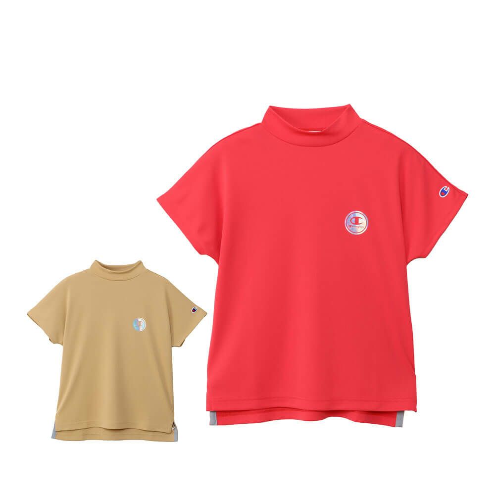 チャンピオンゴルフ ChampionGOLF　レディース 半袖 モックネックシャツ CW-BG309　2025年モデル 詳細1