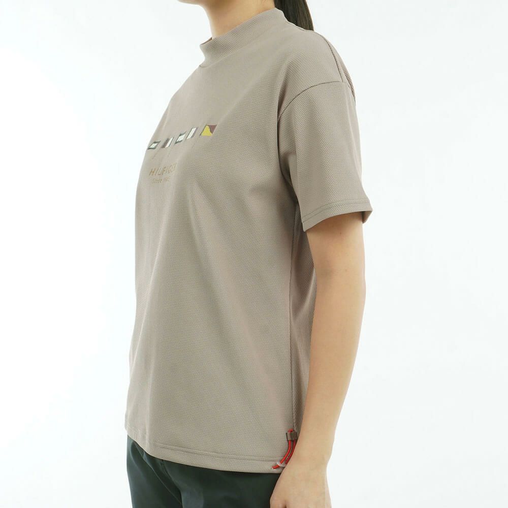トミー ヒルフィガー ゴルフ　レディース マルチフラッグ リラックス 半袖 モックネックシャツ THLA501　2025年モデル 詳細7
