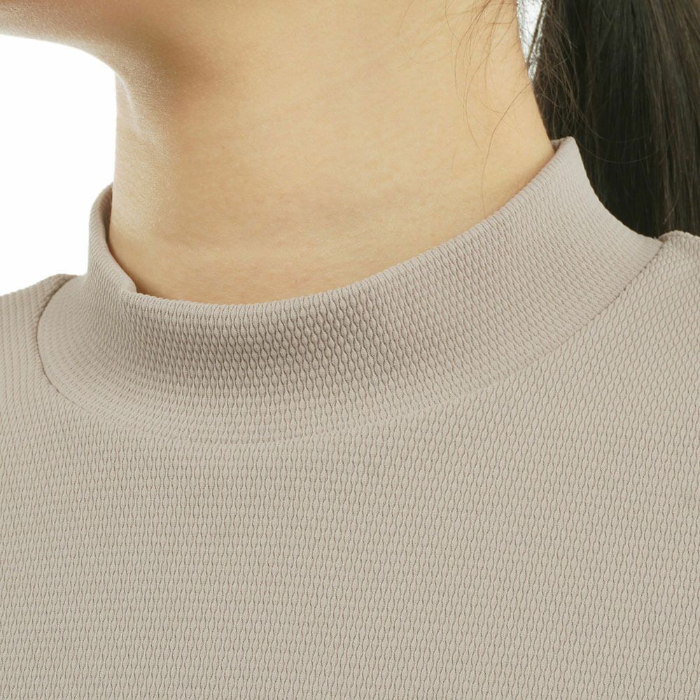 トミー ヒルフィガー ゴルフ　レディース マルチフラッグ リラックス 半袖 モックネックシャツ THLA501　2025年モデル 詳細8