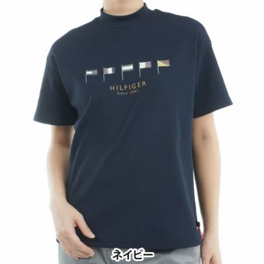 トミー ヒルフィガー ゴルフ　レディース マルチフラッグ リラックス 半袖 モックネックシャツ THLA501　2025年モデル 詳細12