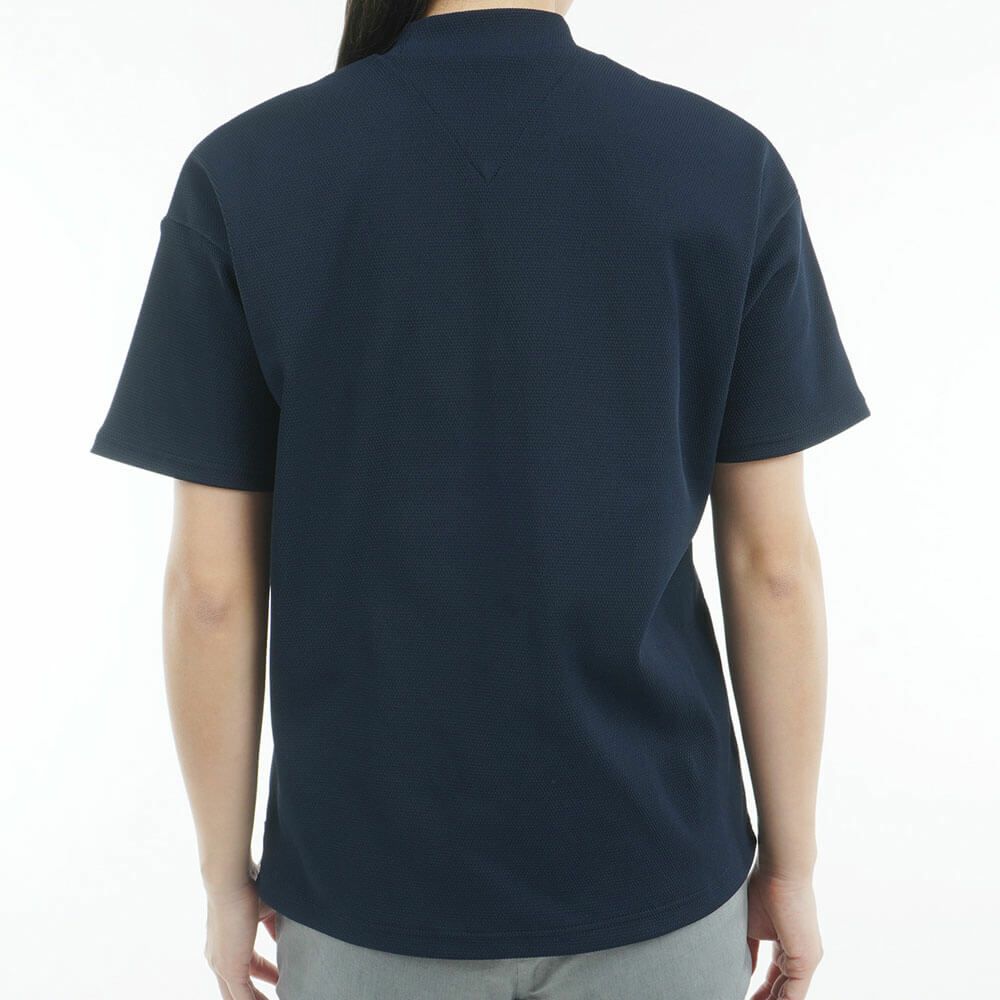 トミー ヒルフィガー ゴルフ　レディース マルチフラッグ リラックス 半袖 モックネックシャツ THLA501　2025年モデル 詳細13