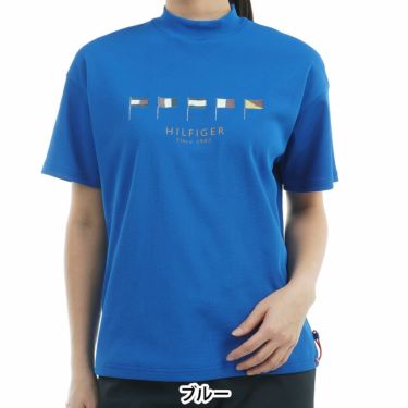 トミー ヒルフィガー ゴルフ　レディース マルチフラッグ リラックス 半袖 モックネックシャツ THLA501　2025年モデル 詳細15