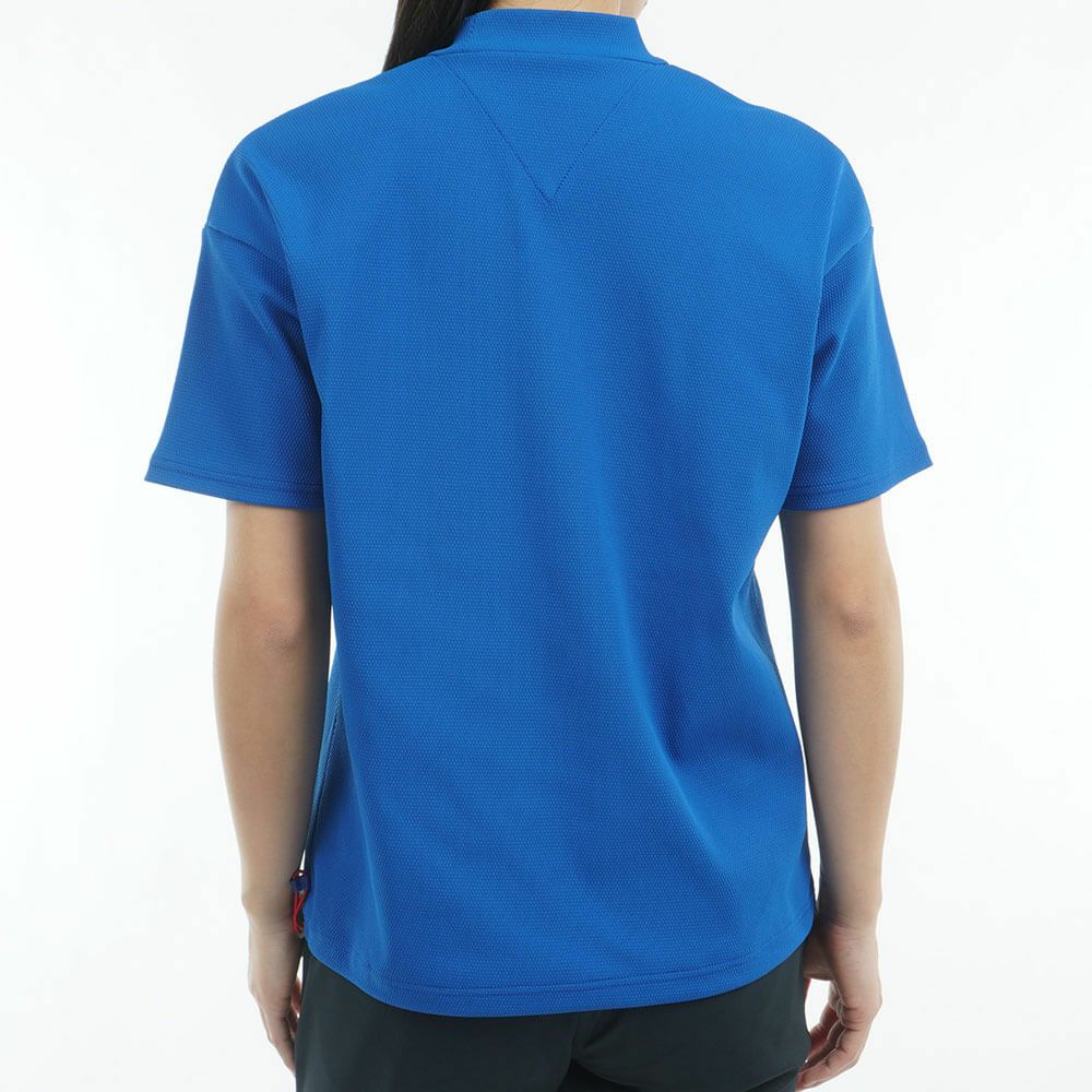 トミー ヒルフィガー ゴルフ　レディース マルチフラッグ リラックス 半袖 モックネックシャツ THLA501　2025年モデル 詳細16