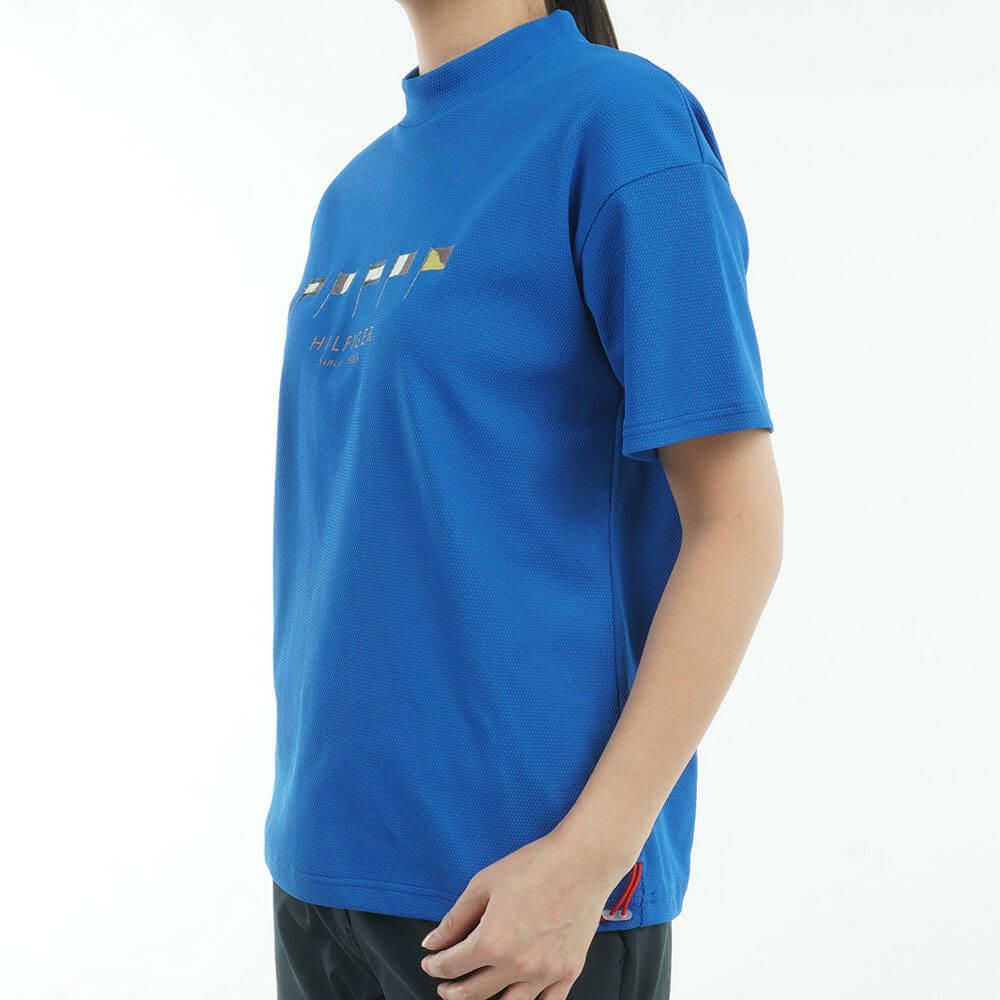 トミー ヒルフィガー ゴルフ　レディース マルチフラッグ リラックス 半袖 モックネックシャツ THLA501　2025年モデル 詳細17