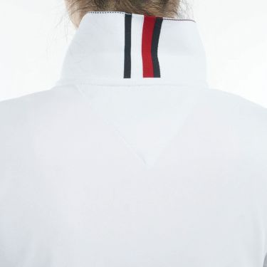 トミー ヒルフィガー ゴルフ　レディース コントラストカラー 半袖 ロゴ ポロシャツ THLA530　2025年モデル 詳細6