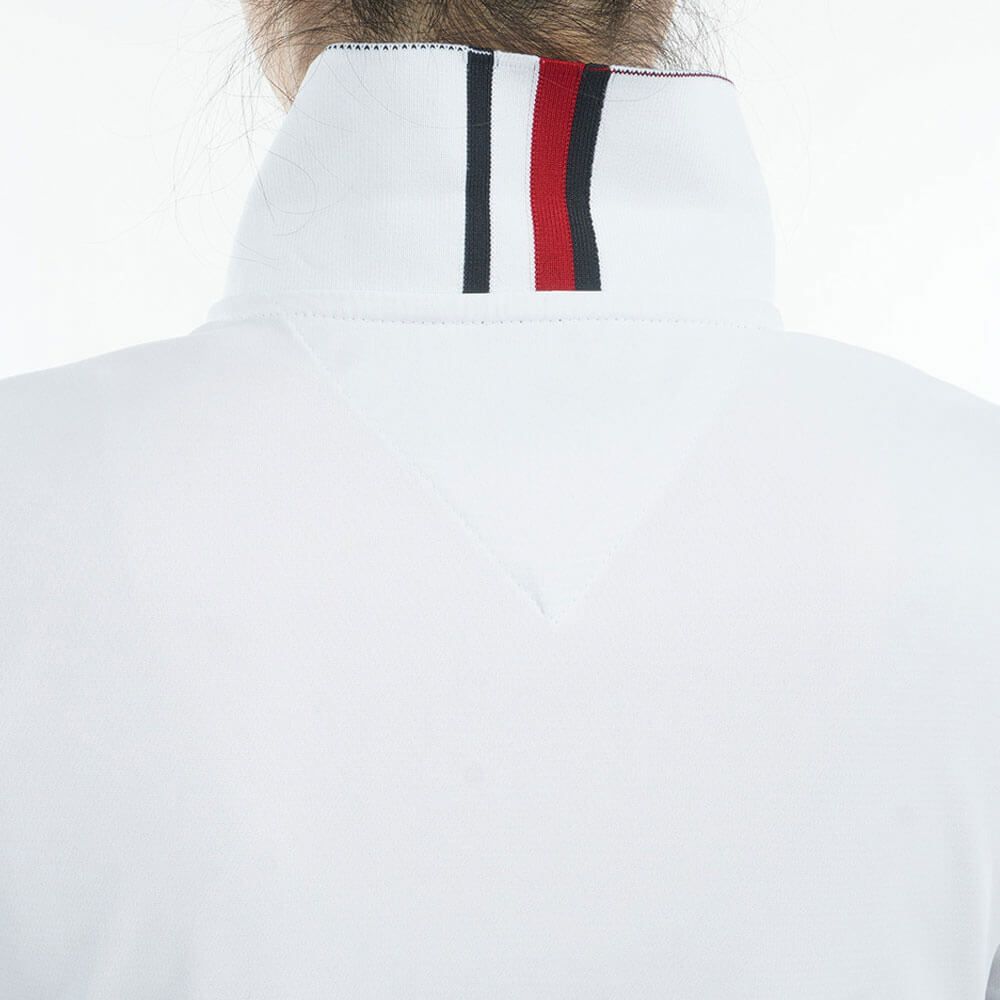 トミー ヒルフィガー ゴルフ　レディース コントラストカラー 半袖 ロゴ ポロシャツ THLA530　2025年モデル 詳細6