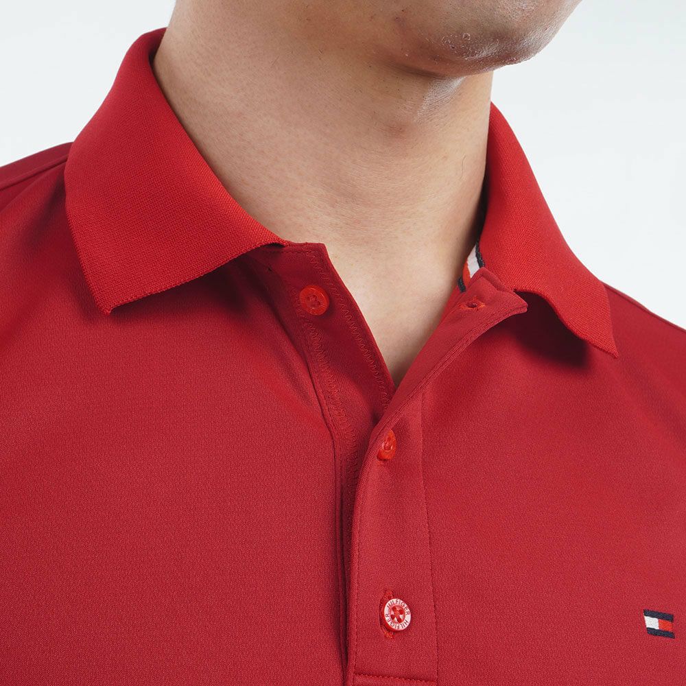 トミー ヒルフィガー ゴルフ　メンズ ベーシックフラッグ 半袖 ポロシャツ THMA493　2025年モデル 詳細10