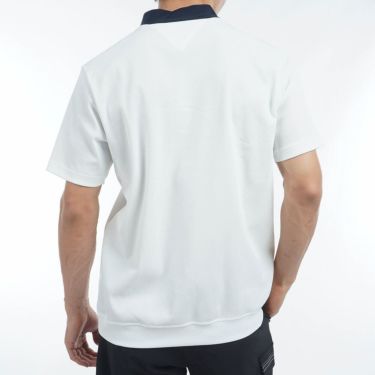 トミー ヒルフィガー ゴルフ　メンズ カラーブロック 半袖 モックネックシャツ THMA505　2025年モデル 詳細3