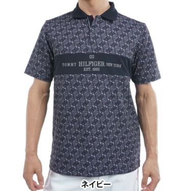 トミー ヒルフィガー ゴルフ　メンズ ヨットプリント 半袖 ポロシャツ THMA519　2025年モデル 詳細5