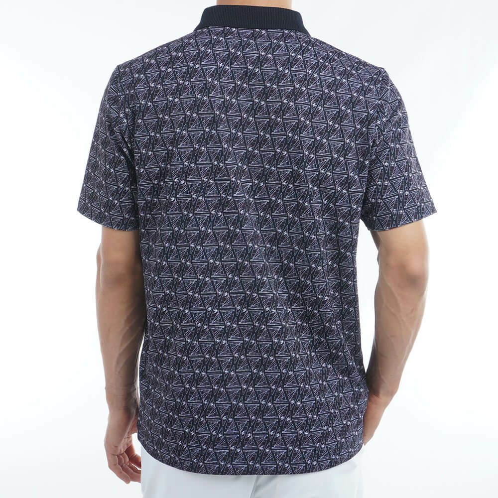 トミー ヒルフィガー ゴルフ　メンズ ヨットプリント 半袖 ポロシャツ THMA519　2025年モデル 詳細6