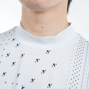 トミー ヒルフィガー ゴルフ　メンズ バンダナプリント 半袖 モックネックシャツ THMA524　2025年モデル 詳細5