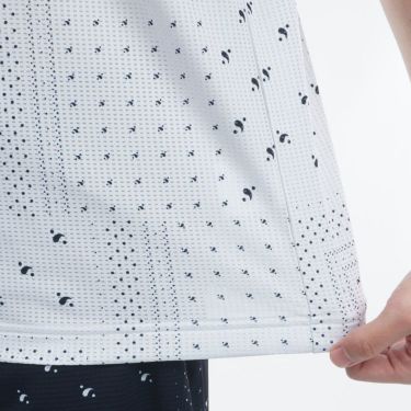 トミー ヒルフィガー ゴルフ　メンズ バンダナプリント 半袖 モックネックシャツ THMA524　2025年モデル 詳細8