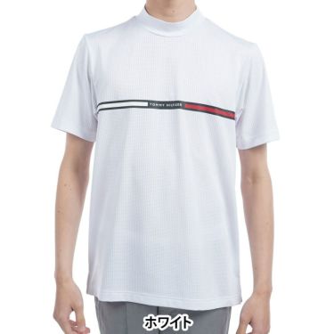 トミー ヒルフィガー ゴルフ　メンズ HILFIGERグラフィック 半袖 モックネックシャツ THMA527　2025年モデル 詳細2