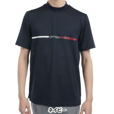 トミー ヒルフィガー ゴルフ　メンズ HILFIGERグラフィック 半袖 モックネックシャツ THMA527　2025年モデル 詳細5