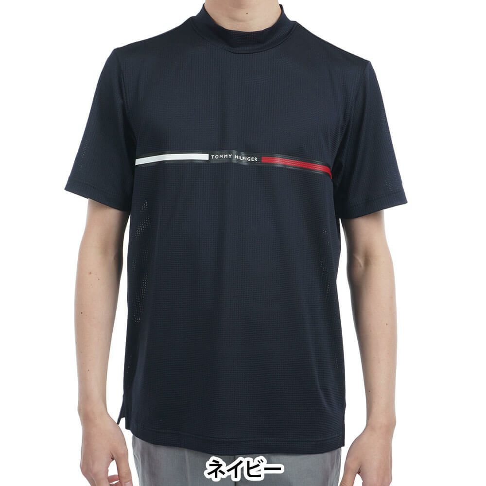 トミー ヒルフィガー ゴルフ　メンズ HILFIGERグラフィック 半袖 モックネックシャツ THMA527　2025年モデル 詳細5