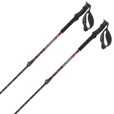 サロモン SALOMON　QST CARBON S3 キューエスティー カーボン S3 Black/Sugar Plum　スキーストック 2024-2025 詳細2