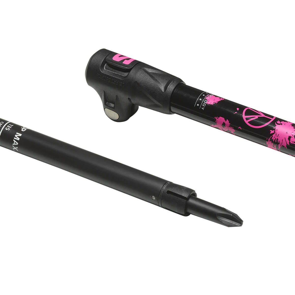 サロモン SALOMON　QST CARBON S3 キューエスティー カーボン S3 Black/Sugar Plum　スキーストック 2024-2025 詳細4