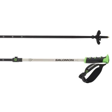 サロモン SALOMON　MTN ALU S3 エムティーエム ALU S3 Rainy Day/Green　スキーストック 2024-2025 詳細3