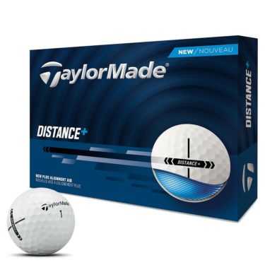 テーラーメイド　DISTANCE＋ ゴルフボール 2025年モデル　1ダース（12球入り）　ホワイト
