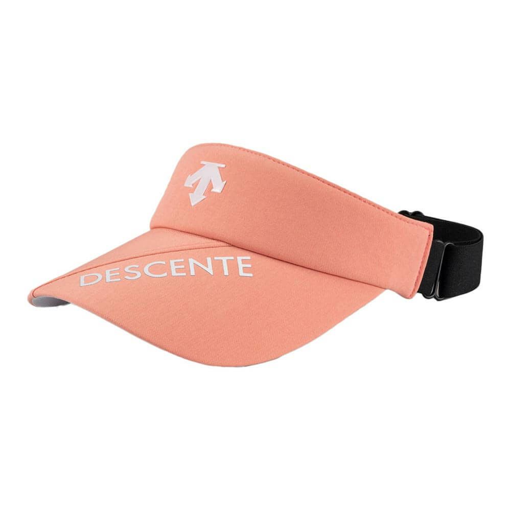デサントゴルフ DESCENTE GOLF　レディース　後ろゴム アジャスト サンバイザー DG5SCP50L PK00 ピンク