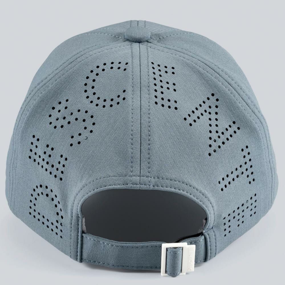 デサントゴルフ DESCENTE GOLF　レディース ナイロン ピケ パンチング ロゴ キャップ DG5SCP00L BL00 ブルー 詳細2