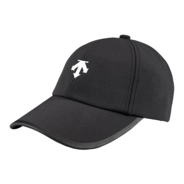 デサントゴルフ DESCENTE GOLF　レディース ナイロン ピケ パンチング ロゴ キャップ DG5SCP00L BK00 ブラック