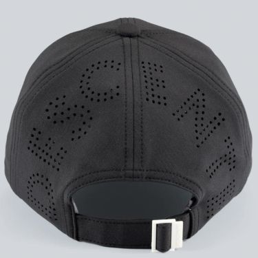 デサントゴルフ DESCENTE GOLF　レディース ナイロン ピケ パンチング ロゴ キャップ DG5SCP00L BK00 ブラック 詳細2
