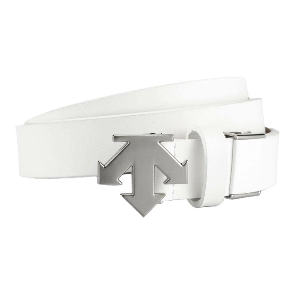 デサントゴルフ DESCENTE GOLF　レディース ロゴアイコン バックル ベルト DG5SBL00L WH00 ホワイト