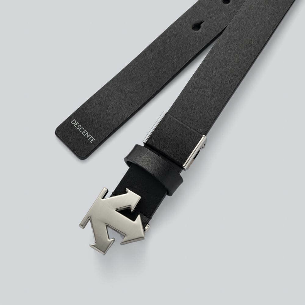 デサントゴルフ DESCENTE GOLF　レディース ロゴアイコン バックル ベルト DG5SBL00L BK00 ブラック 詳細2