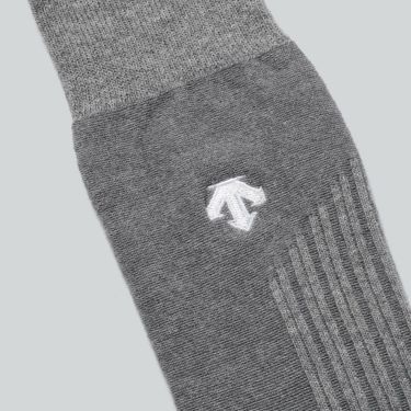 デサントゴルフ DESCENTE GOLF　レディース リンクス柄 ハイソックス DG5SSO02L GY00 グレー 詳細2