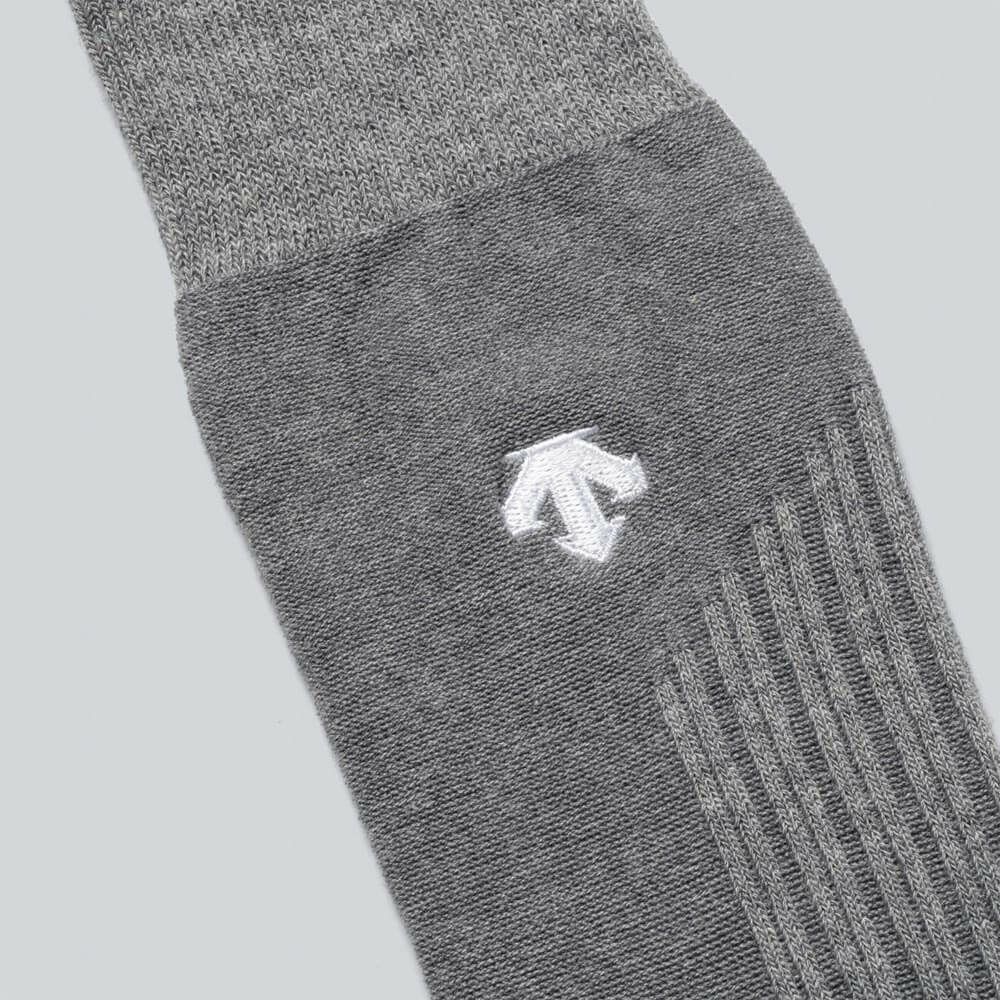 デサントゴルフ DESCENTE GOLF　レディース リンクス柄 ハイソックス DG5SSO02L GY00 グレー 詳細2