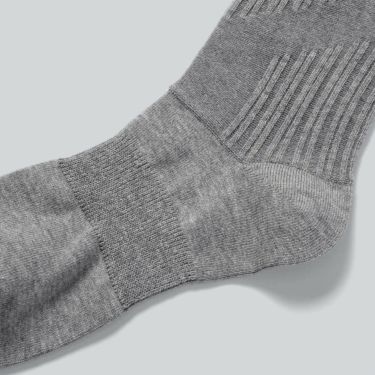 デサントゴルフ DESCENTE GOLF　レディース リンクス柄 ハイソックス DG5SSO02L GY00 グレー 詳細3