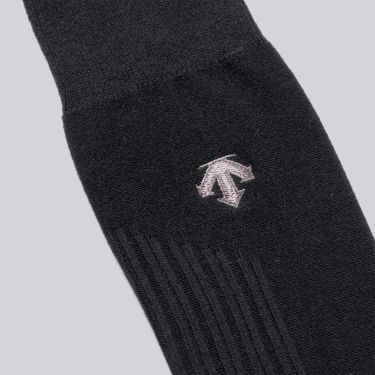 デサントゴルフ DESCENTE GOLF　レディース リンクス柄 ハイソックス DG5SSO02L BK00 ブラック 詳細2