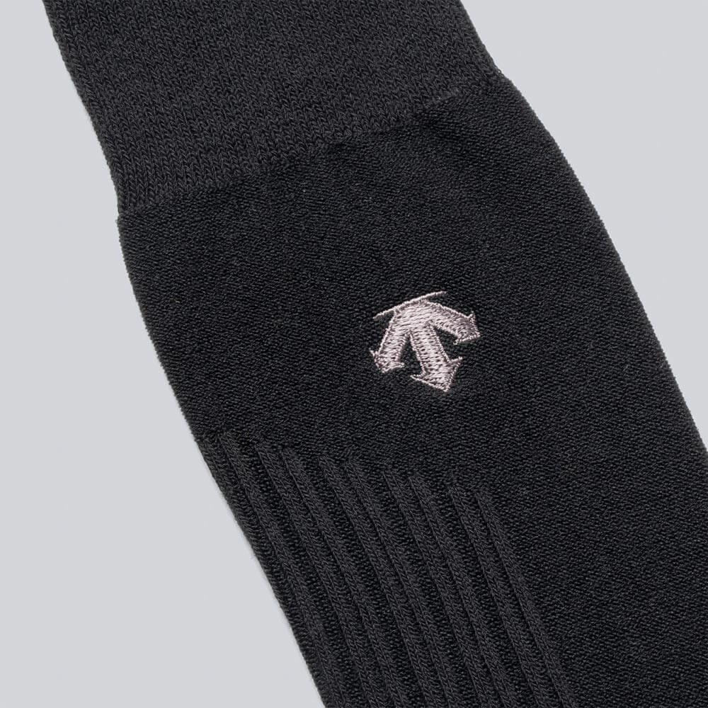 デサントゴルフ DESCENTE GOLF　レディース リンクス柄 ハイソックス DG5SSO02L BK00 ブラック 詳細2