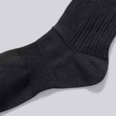 デサントゴルフ DESCENTE GOLF　レディース リンクス柄 ハイソックス DG5SSO02L BK00 ブラック 詳細3