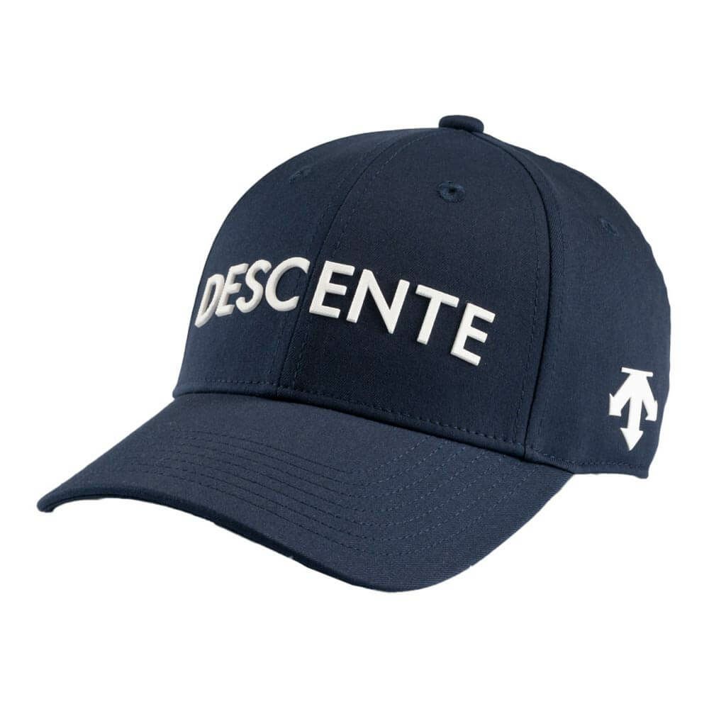 デサントゴルフ DESCENTE GOLF　メンズ PE ツイルロゴ ボール キャップ DG5SCP02U NV00 ネイビー