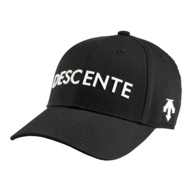 デサントゴルフ DESCENTE GOLF　メンズ PE ツイルロゴ ボール キャップ DG5SCP02U BK00 ブラック